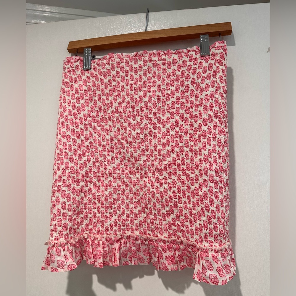 Billabong Pink Patterned Mini Skirt
